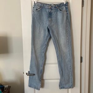 New light denim zara jeans